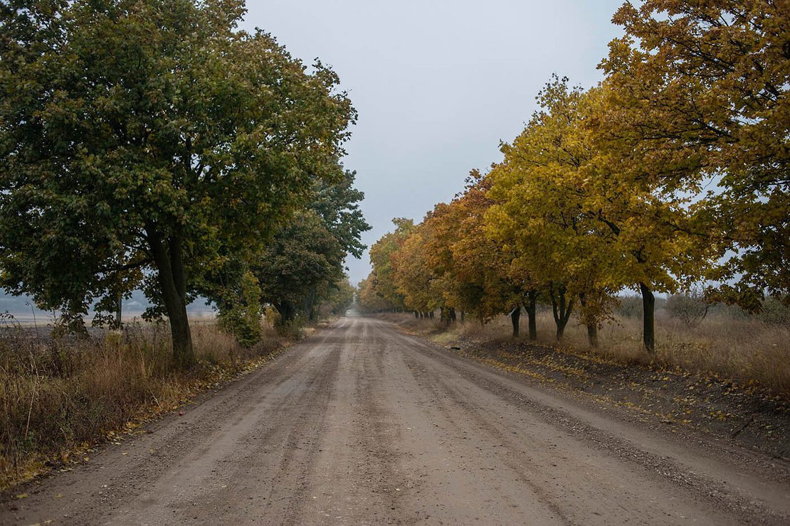 The beautiful Moldovan rural roads, where few cars circulate
