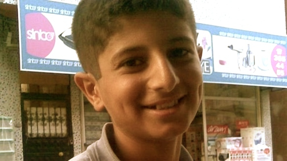 Thirteen year old Ahmet was crushed to death at work - his boss claimed he died in a traffic accident